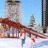 Зимняя деревянная игровая горка Савушка "Зима" - 6