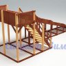 Зимняя деревянная игровая горка Савушка "Зима" - 6