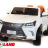 Детский электромобиль Lexus LX570 на резиновых колесах.