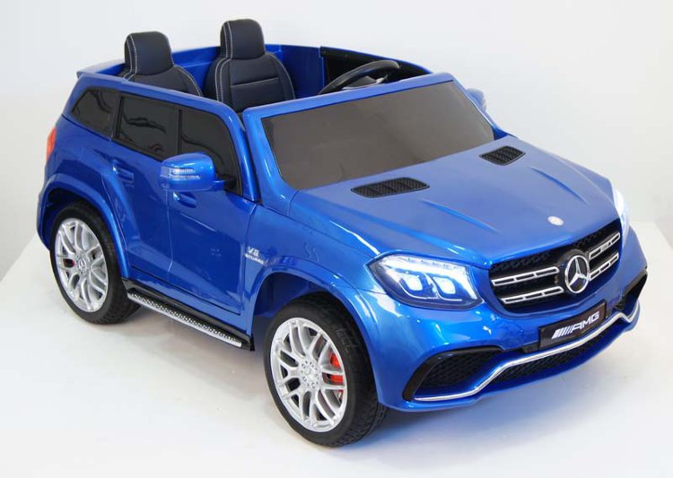Полноприводный двухместный электромобиль MERCEDES-BENZ GLS63-AMG на резиновых колесах