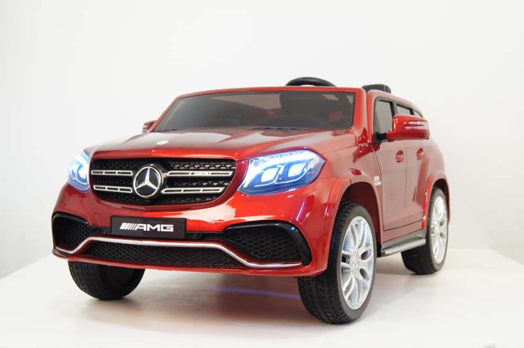 Полноприводный двухместный электромобиль MERCEDES-BENZ GLS63-AMG на резиновых колесах