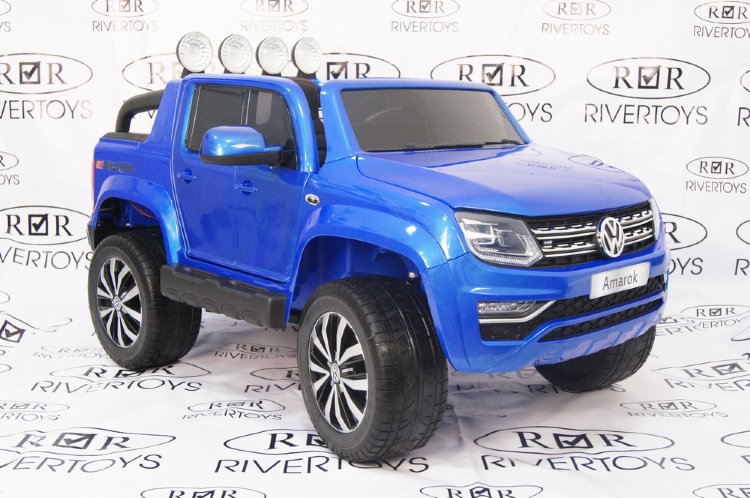 Детский двухместный электромобиль VOLKSWAGEN AMAROK M999MM (ЛИЦЕНЗИОННАЯ МОДЕЛЬ) полноприводный