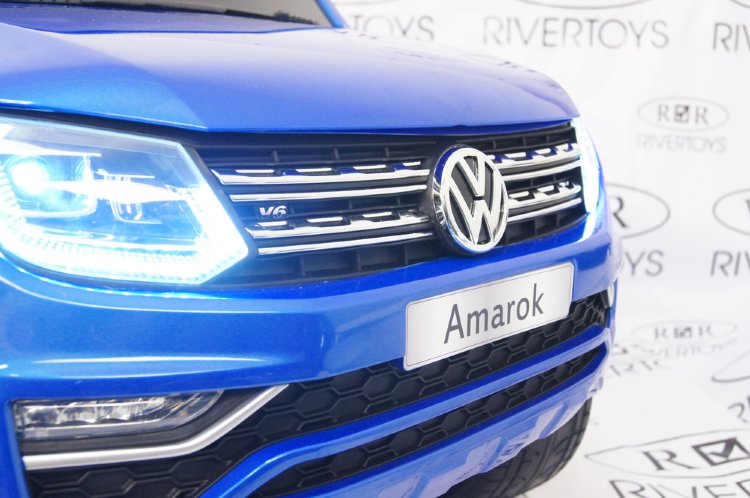 Детский двухместный электромобиль VOLKSWAGEN AMAROK M999MM (ЛИЦЕНЗИОННАЯ МОДЕЛЬ) полноприводный