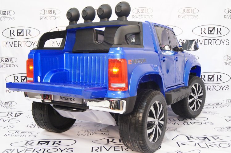 Детский двухместный электромобиль VOLKSWAGEN AMAROK M999MM (ЛИЦЕНЗИОННАЯ МОДЕЛЬ) полноприводный
