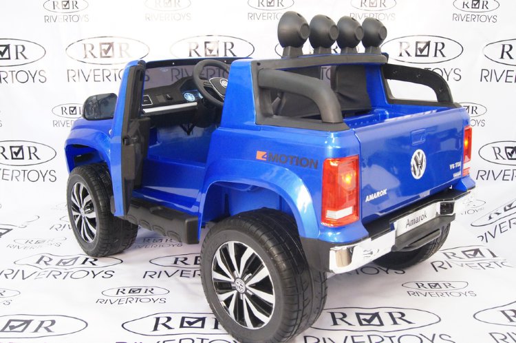 Детский двухместный электромобиль VOLKSWAGEN AMAROK M999MM (ЛИЦЕНЗИОННАЯ МОДЕЛЬ) полноприводный