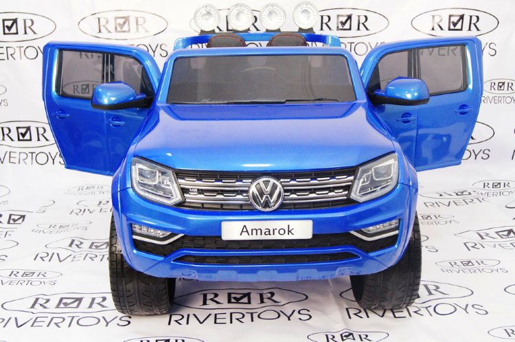 Детский двухместный электромобиль VOLKSWAGEN AMAROK M999MM (ЛИЦЕНЗИОННАЯ МОДЕЛЬ) полноприводный