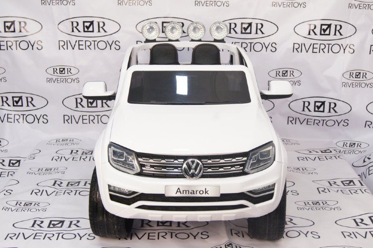 Детский двухместный электромобиль VOLKSWAGEN AMAROK M999MM (ЛИЦЕНЗИОННАЯ МОДЕЛЬ) полноприводный