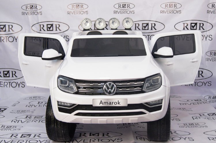Детский двухместный электромобиль VOLKSWAGEN AMAROK M999MM (ЛИЦЕНЗИОННАЯ МОДЕЛЬ) полноприводный
