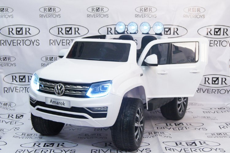 Детский двухместный электромобиль VOLKSWAGEN AMAROK M999MM (ЛИЦЕНЗИОННАЯ МОДЕЛЬ) полноприводный