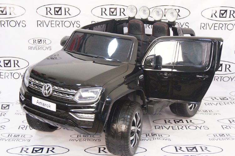 Детский двухместный электромобиль VOLKSWAGEN AMAROK M999MM (ЛИЦЕНЗИОННАЯ МОДЕЛЬ) полноприводный