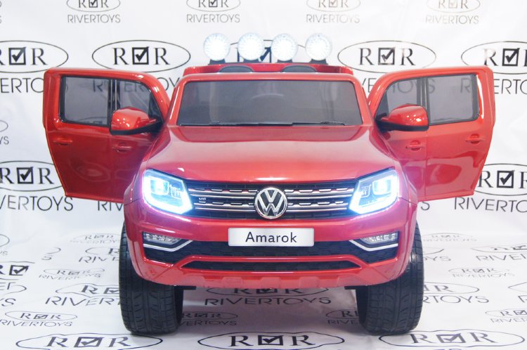 Детский двухместный электромобиль VOLKSWAGEN AMAROK M999MM (ЛИЦЕНЗИОННАЯ МОДЕЛЬ) полноприводный
