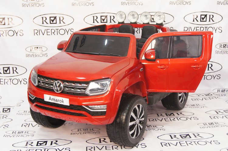 Детский двухместный электромобиль VOLKSWAGEN AMAROK M999MM (ЛИЦЕНЗИОННАЯ МОДЕЛЬ) полноприводный