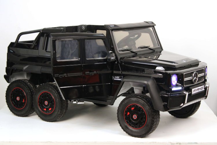 Детский внедорожник Mercedes-Benz G63-AMG 4WD X555XX (ЛИЦЕНЗИОННАЯ МОДЕЛЬ) на шести колесах
