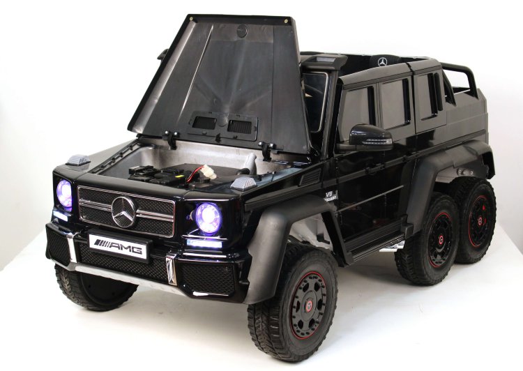 Детский внедорожник Mercedes-Benz G63-AMG 4WD X555XX (ЛИЦЕНЗИОННАЯ МОДЕЛЬ) на шести колесах