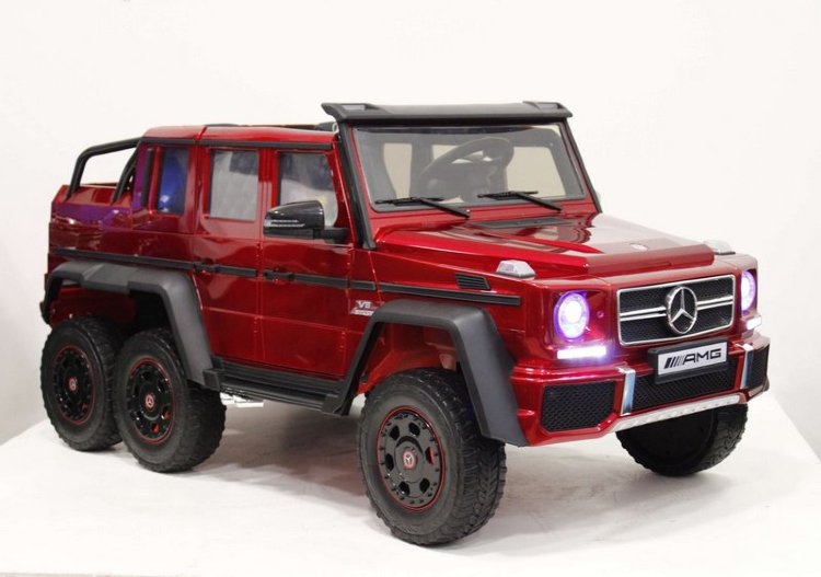 Детский внедорожник Mercedes-Benz G63-AMG 4WD X555XX (ЛИЦЕНЗИОННАЯ МОДЕЛЬ) на шести колесах
