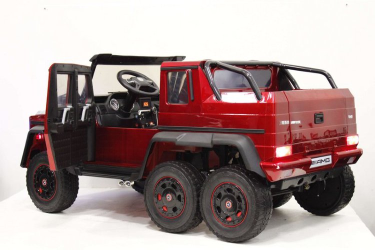 Детский внедорожник Mercedes-Benz G63-AMG 4WD X555XX (ЛИЦЕНЗИОННАЯ МОДЕЛЬ) на шести колесах